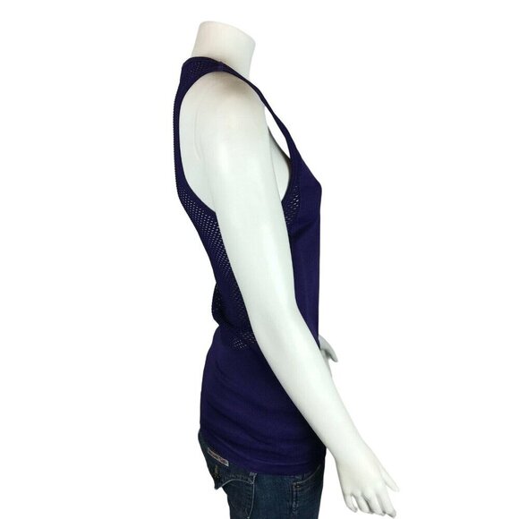 Fabletics Musetta Seamless Tank Top Womens Size Medium Sleeveless Shirt Mesh - Picture 2 of 7